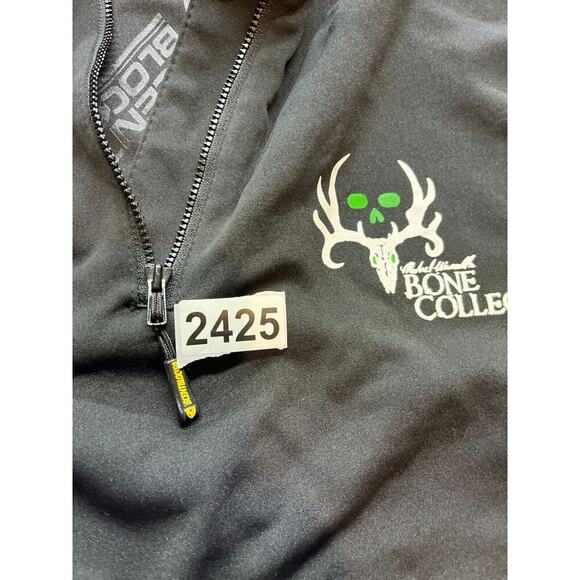 Scent Blocker Bone Collector‎ System Two 1/4 Zip Mens L Black Pullover Hunting - Picture 6 of 6